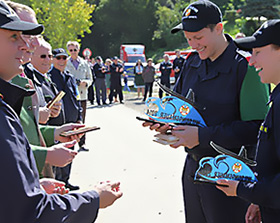 LR Dr. Pernkopf und Landesfeuerwehrkommandant Fahrafellner