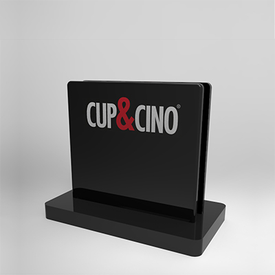 Eremit Display Getränkekartenhalter für Cup & Cino