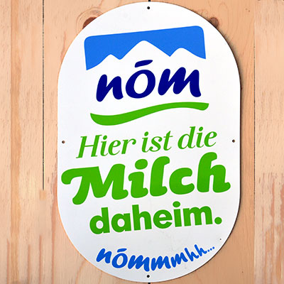 Eremit Display Schild-Plakette für NÖM