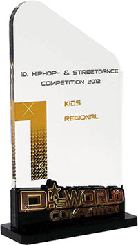 Eremit Acrylaward für die D!s Dance Competition 2012