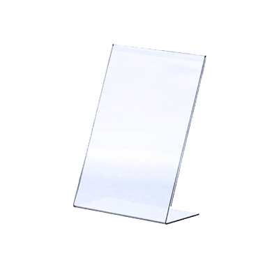 5 Tischaufsteller DIN A4 Tageskarte Eiskarte Menükarte L Form abwaschbar Acryl 